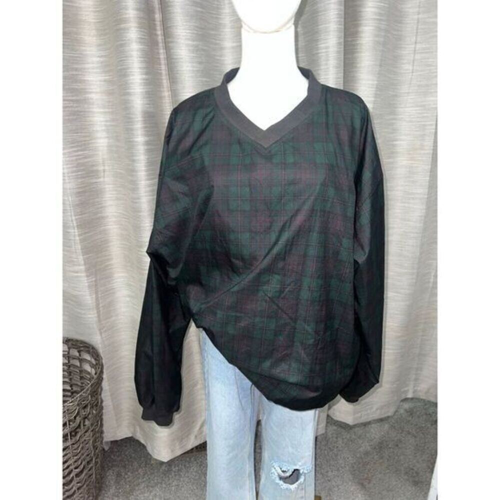 Vintage Forresters Outerwear Reversible Plaid Golf Jacket
